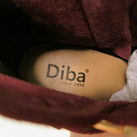 Diba Burgandy Buckle Sleek Bootie with Side Zipper and Block Heel-NWT - Picture 5 of 15